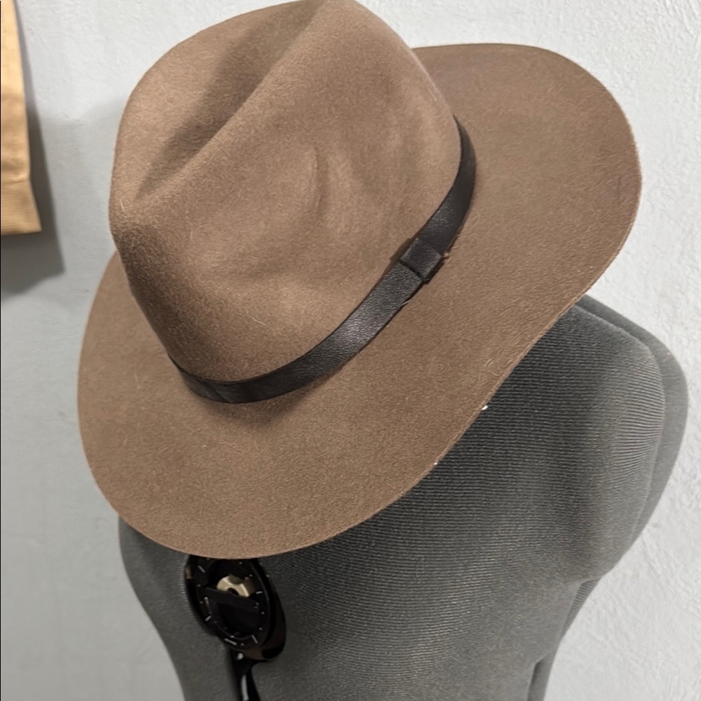 Maurices Brown Fedora Hat with Leather Band